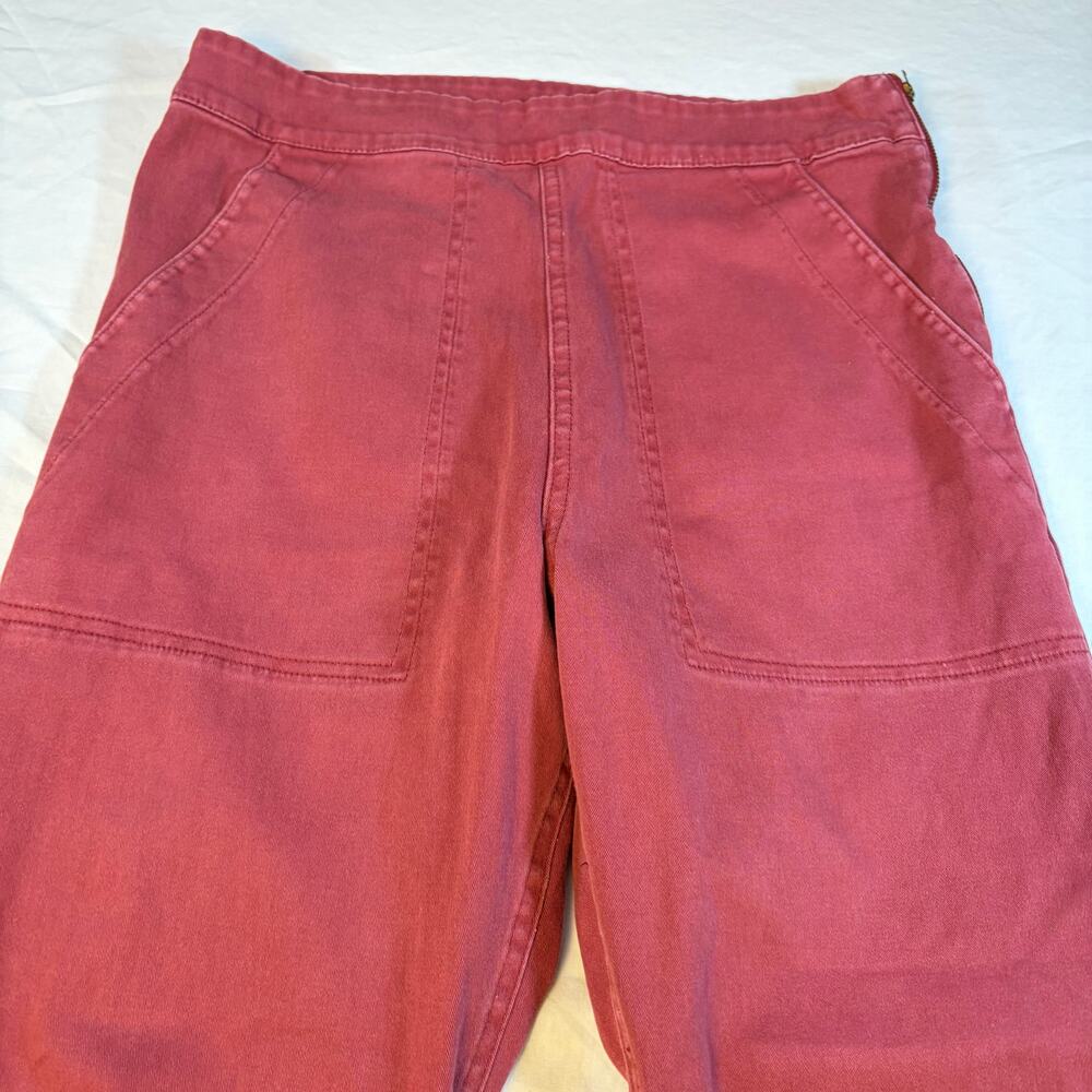 Praire Underground Red chino crop pants. Size M. career, office, weekend - Picture 6 of 6